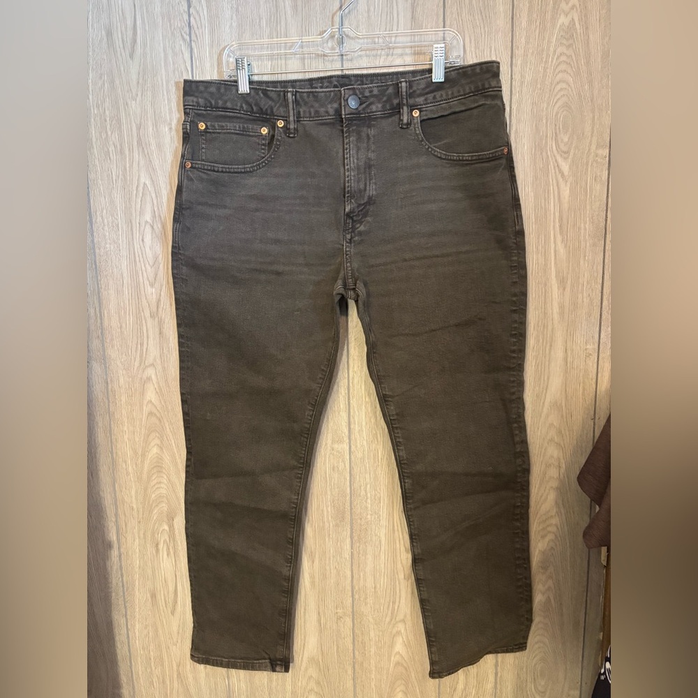 American Eagle Outfitters Olive Green Jeans